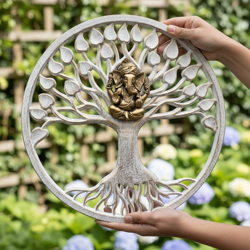 Eternal Tree of Life Ganesha MDF Wall Accent media 8