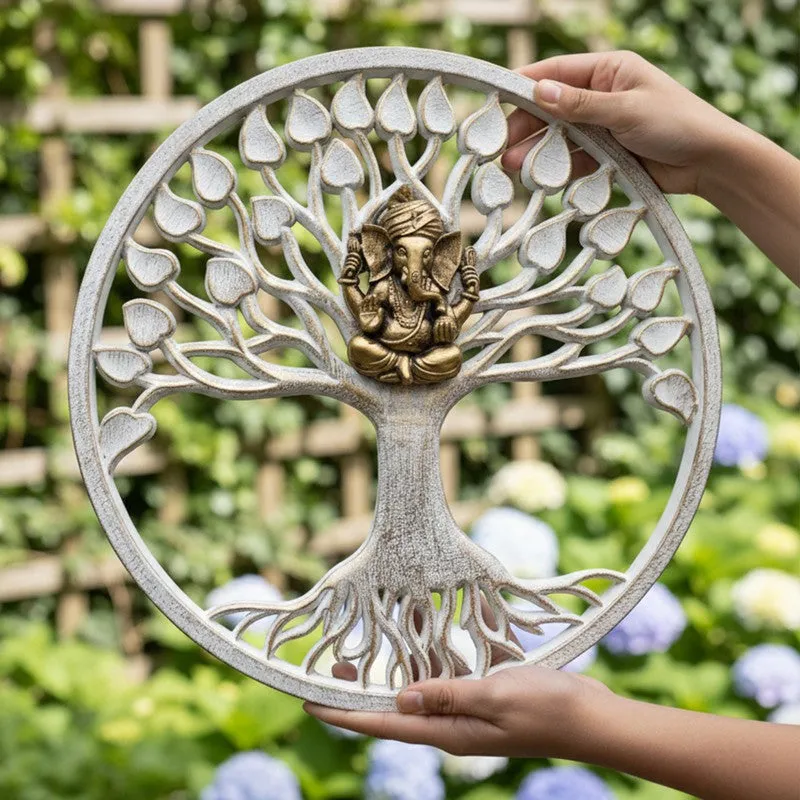 Eternal Tree of Life Ganesha MDF Wall Accent media 8
