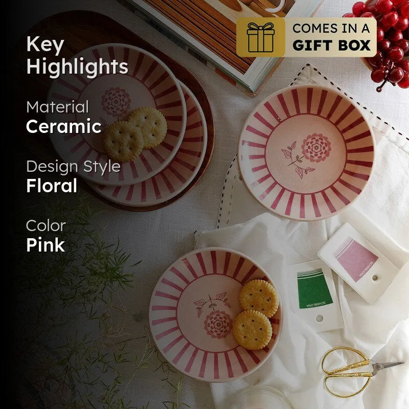 Magique by the Wishing Chair Nysa 4 Ceramic Dessert Plates Gift Box Set - Set Of Four media 2