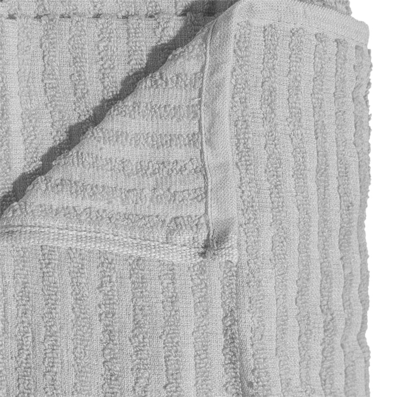Micro Cotton LuxeDry Striped Bath Towel - White media 6