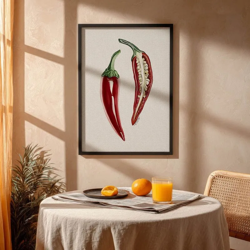ChilliSplit Archival Canvas Wall Art - Black media 4