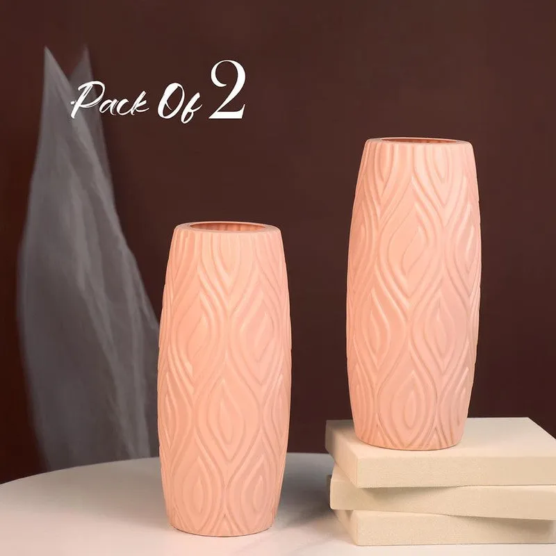 Coral Wave Vase - Set Of Two media 3