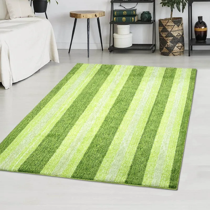 Line Tuft Anti Slip Carpet - Green media 5