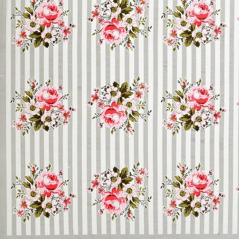 Oliver Floral Cotton Bedsheet (Cream) - 180 TC media 4