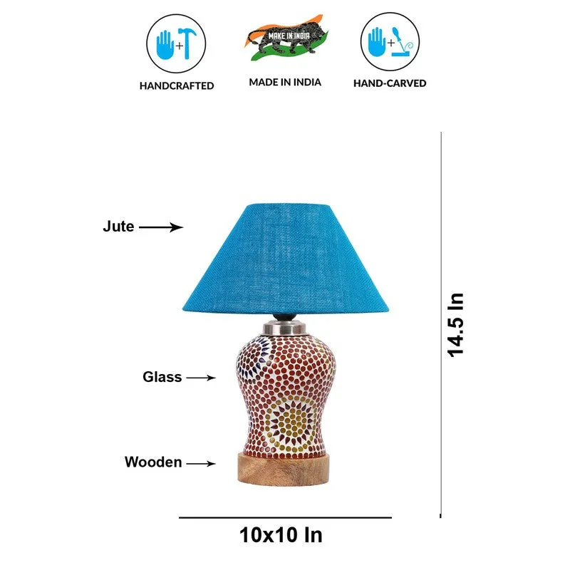 Loomex Wooden Table Lamp - Multicolor media 9