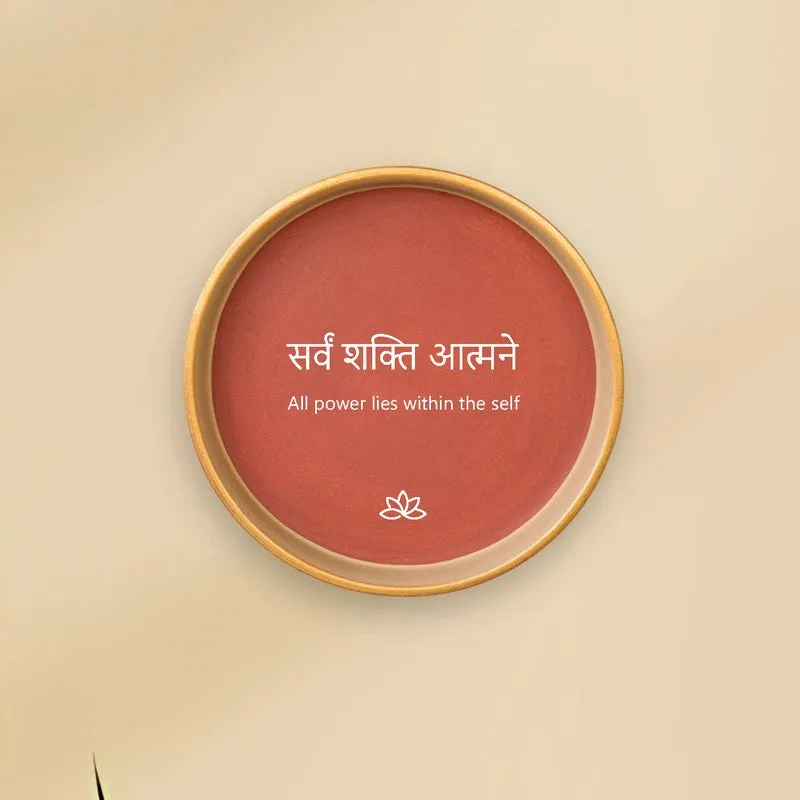 Source Within Terracotta Wall Plate media 3