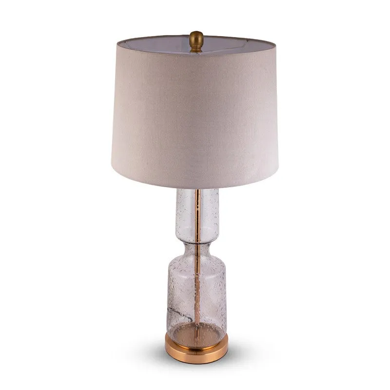 AarviDecor Quincy Classic Metal Table Lamp - Grey media 5