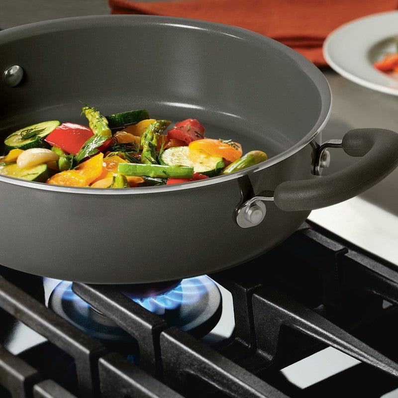 Meyer Ceramic Coated Kadhai With Lid  - 2850 mL media 6