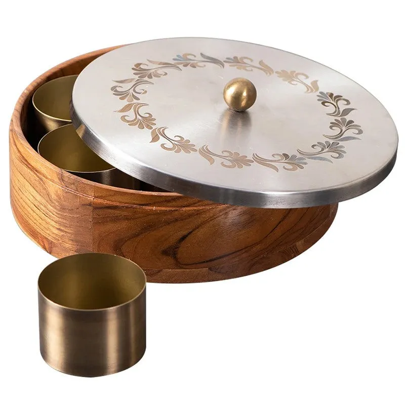 Teaky Masala Box - Brown & Silver media 4