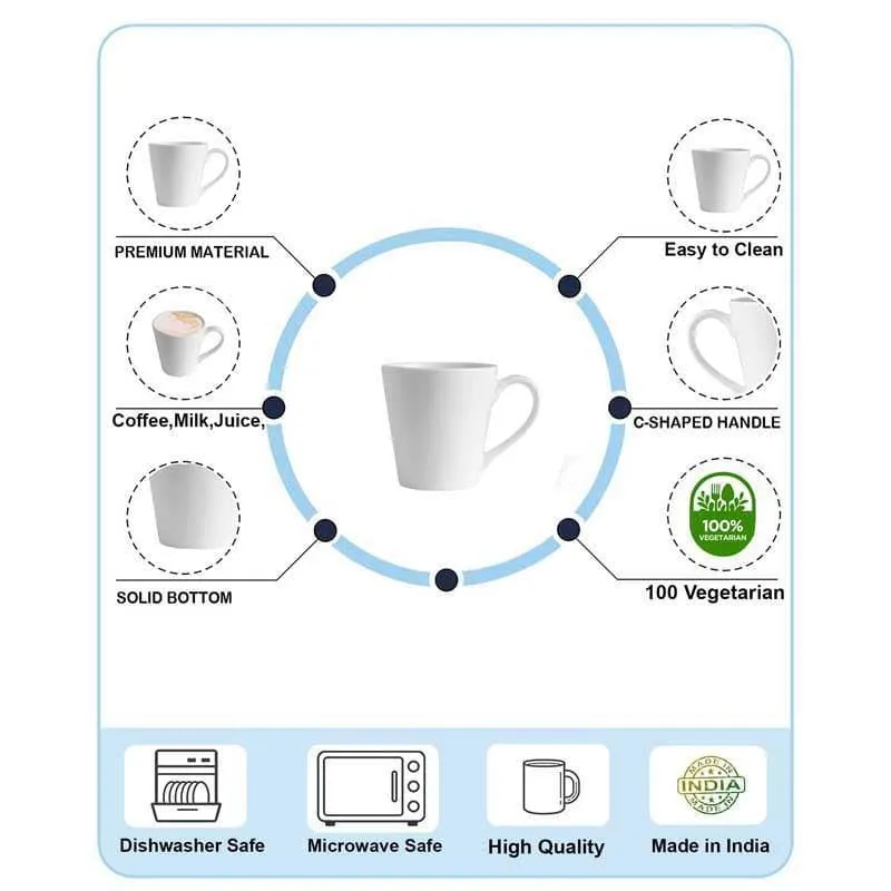 Pure Porcelain Coffee Mug (290 mL) - Two Piece Set media 8