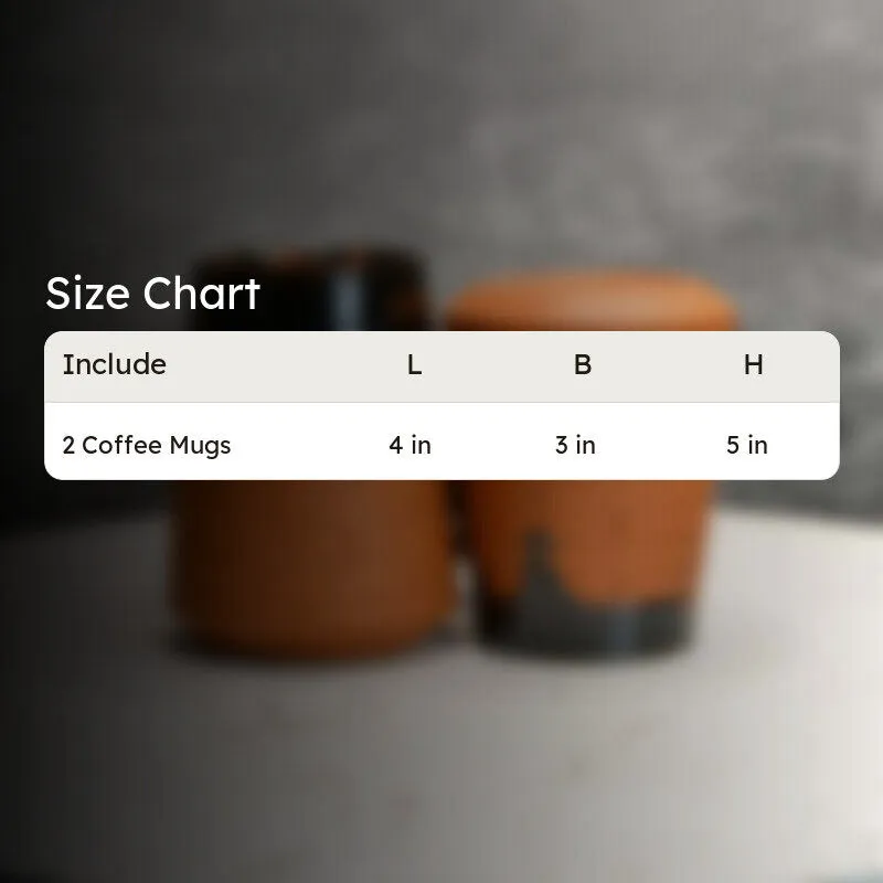 Timeless Terracotta Coffee Mug (600 mL Each) - Set Of Two media 10