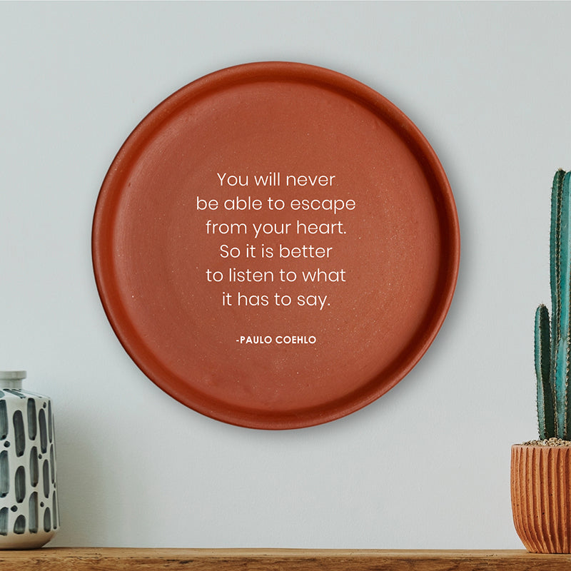 Paulo Coelho Quotes Wall Plate