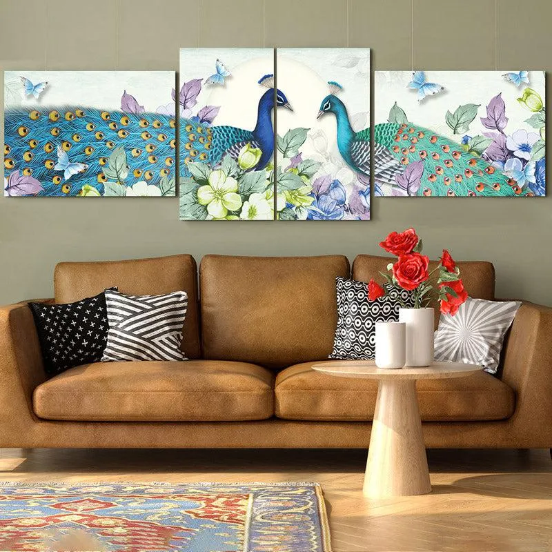 Azure Mayoora Wall Art - Set Of Four media 3