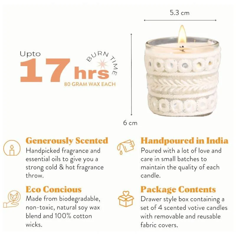 Esme Votive Scented Candle - Set Of Four media 5
