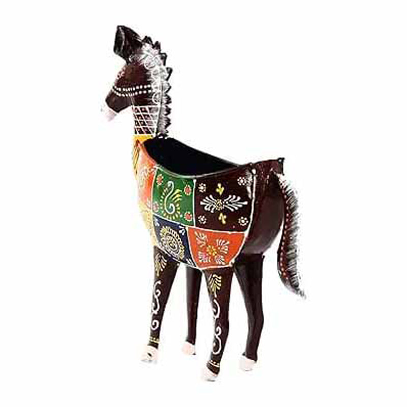 Ethnic Horse Vase media 3
