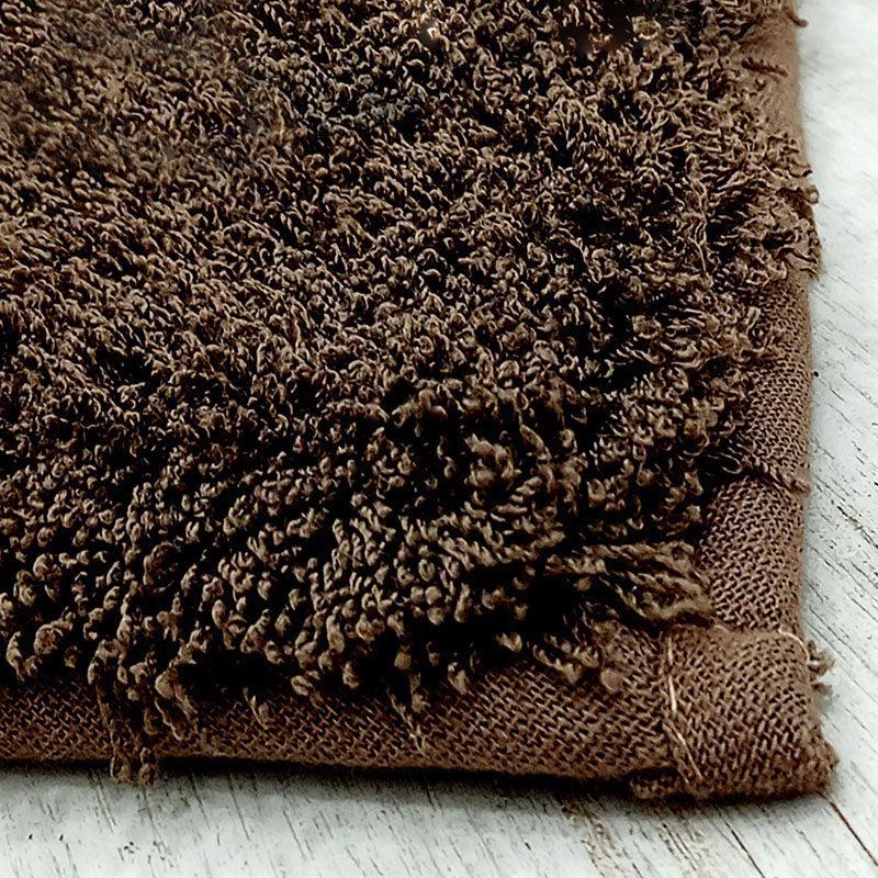 Nautica Cashmere Step Solid Anti-Skid Bath Mat (Brown) - Set Of Two media 5
