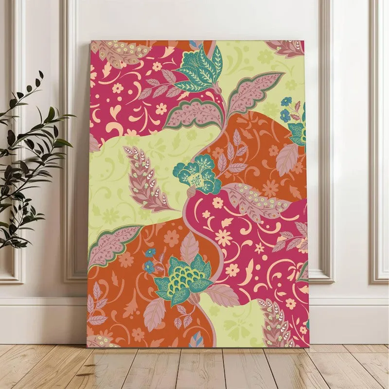 Abstract Folk Canvas Wall Art media 6