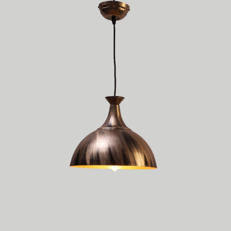 Dome Antique Iron Ceiling Lamp media 4