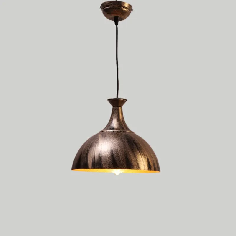 Dome Antique Iron Ceiling Lamp media 4