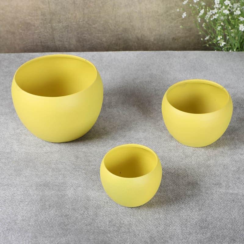 Ivera Dune Planter (Yellow) - Set Of Three media 3