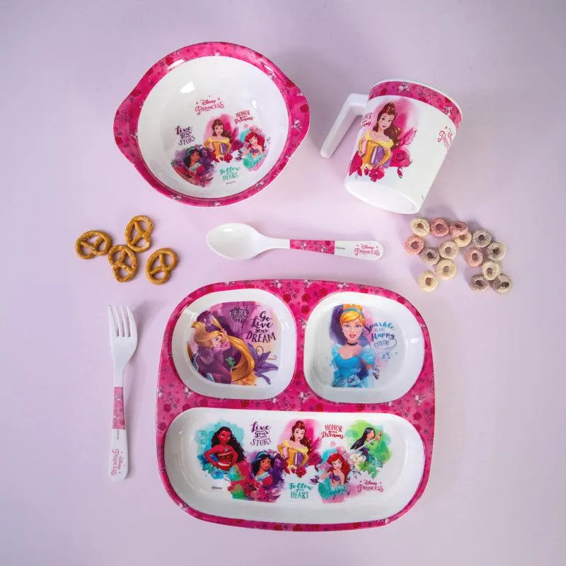 Servewell Princess Fiesta Kids Dining Set - Five Piece Set media 1