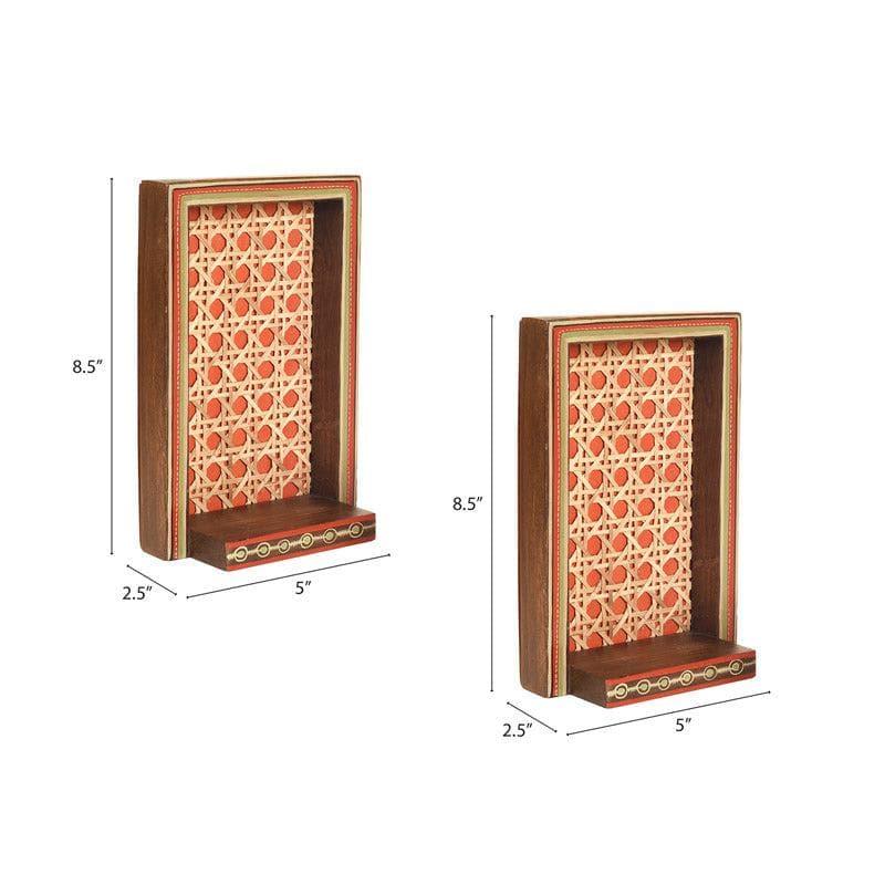 Ethnic Bliss Wall Shelf - Set Of Two media 5