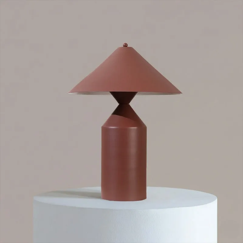 Fig Living Cone Casa Metal Table Lamp - Brown media 2