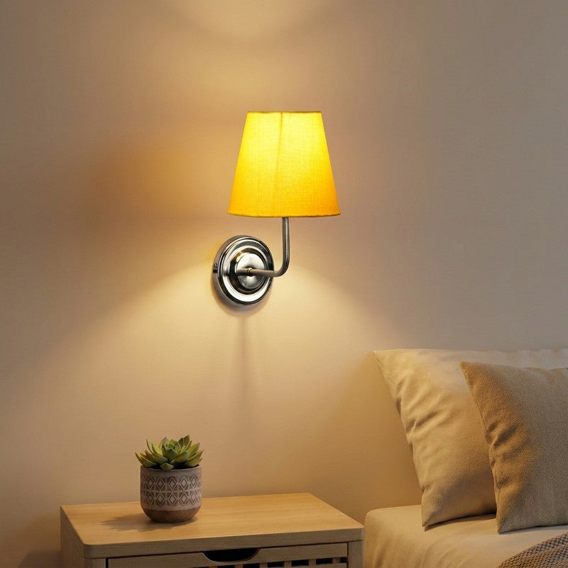 Orivelle Lemon Glow Cotton Wall Lamp - Yellow