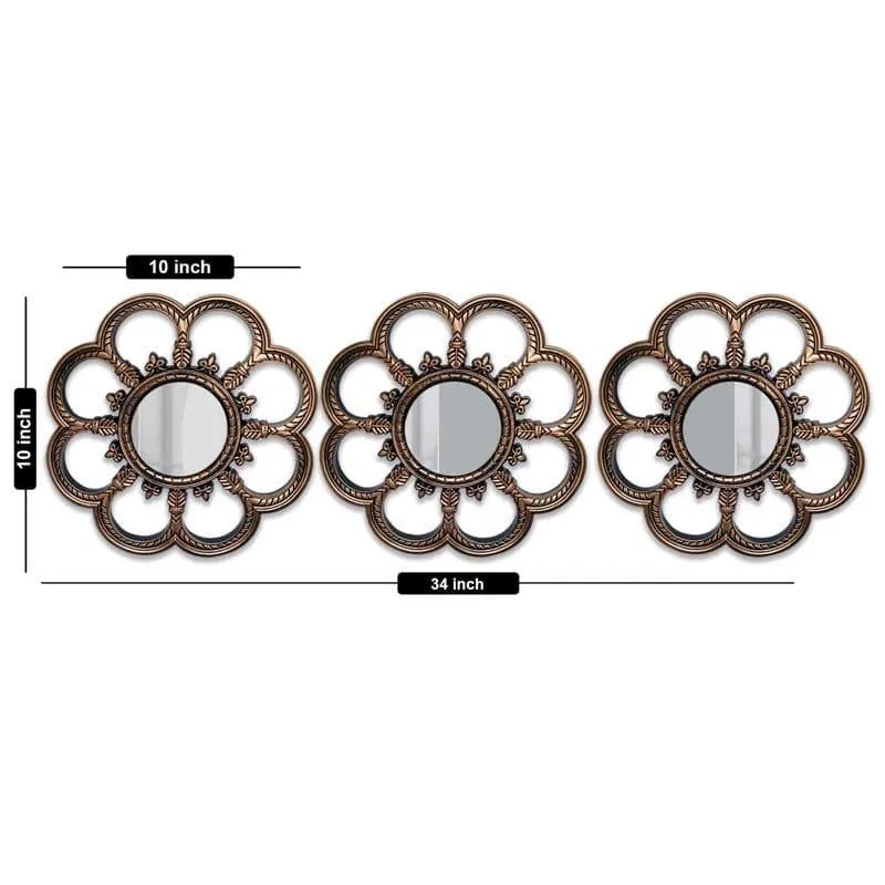 Bloomie Decorative Wall Mirror - Set Of Three media 5