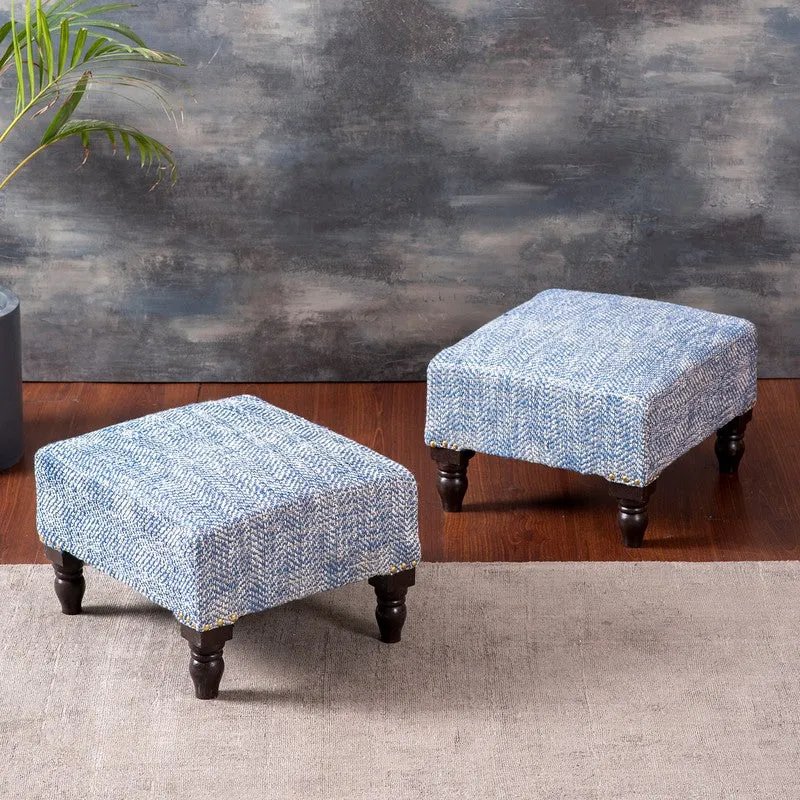 Stroka Wooden Stool - Set Of Two media 1