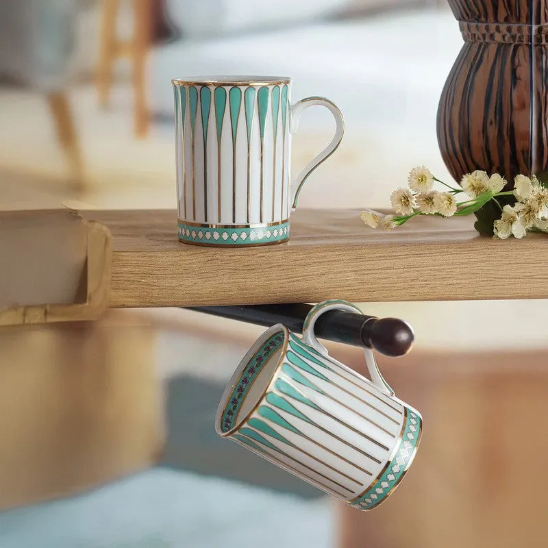 Calvyn Ceramic Coffee Mug (245 mL Each) - Set Of Two media 4