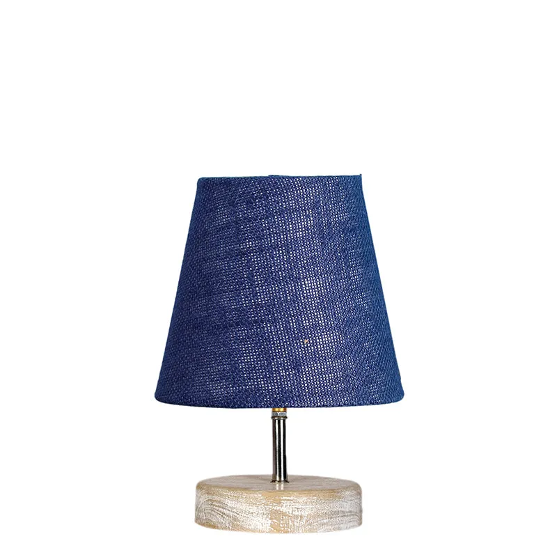 Renvo Jute Table Lamp - Blue,Brown media 4