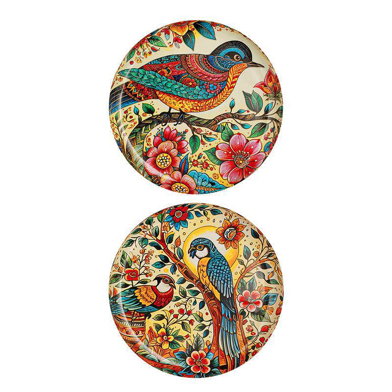 Arcturus Printed Metal Wall Plate - Set Of Two media 5