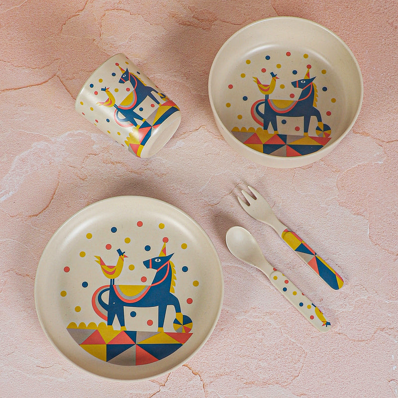 Circus Party Dinner Set - Five Piece Set media 5