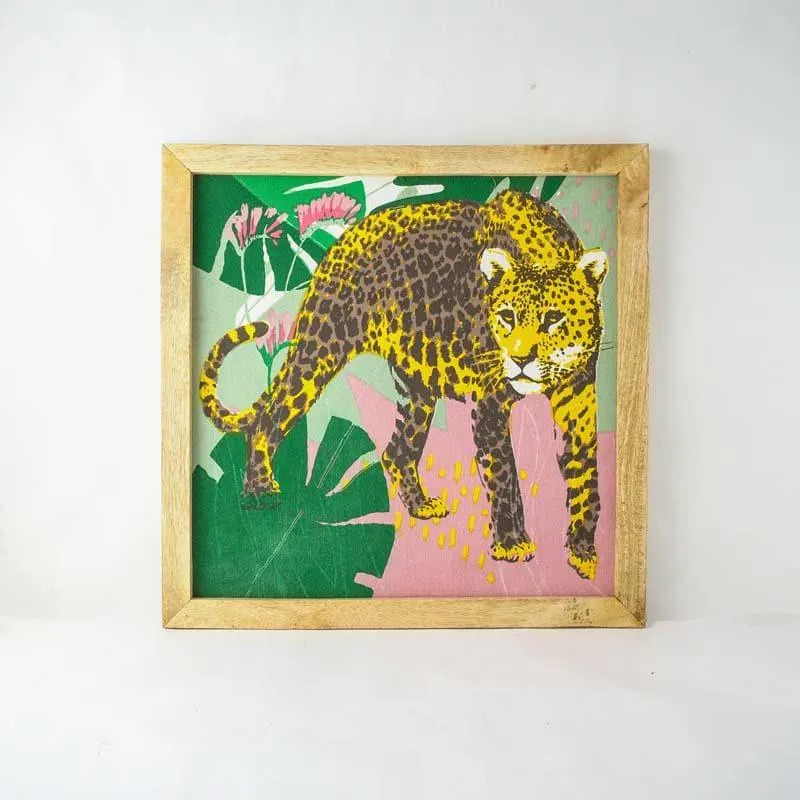 Tropical Cheetah Canvas Painting media 4