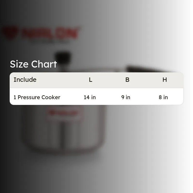 Nirlon Eazy Pressure Cooker - 3000 mL/ 9 Inches media 7