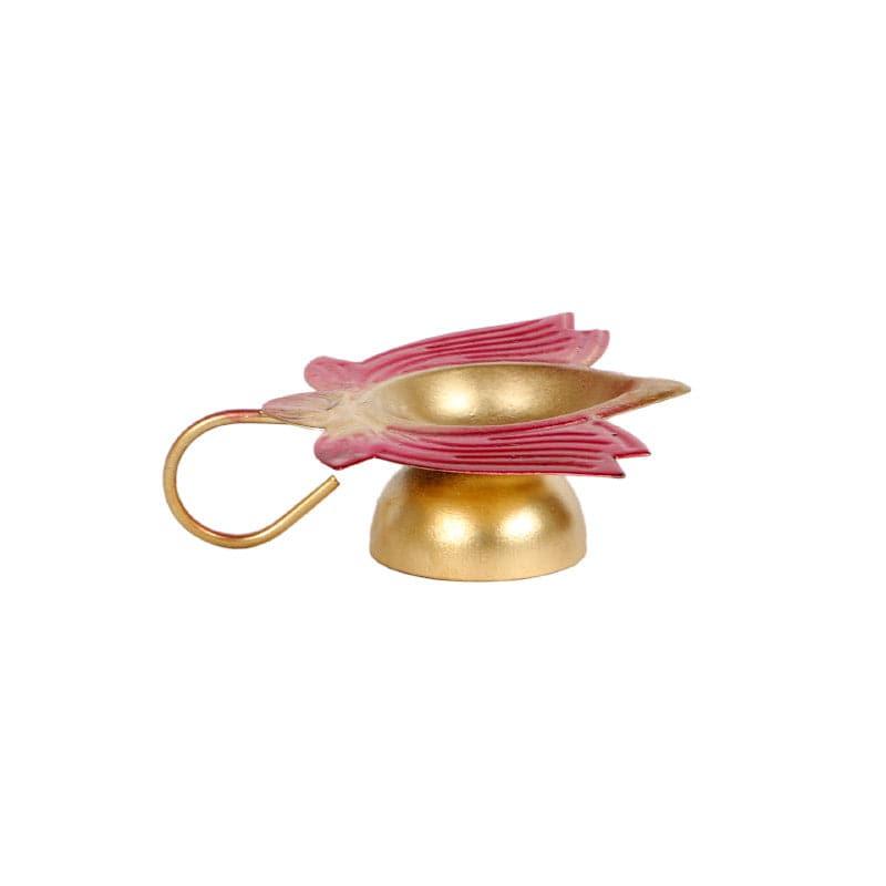 Red Pushkar Tealight Holder - Set Of Two media 3
