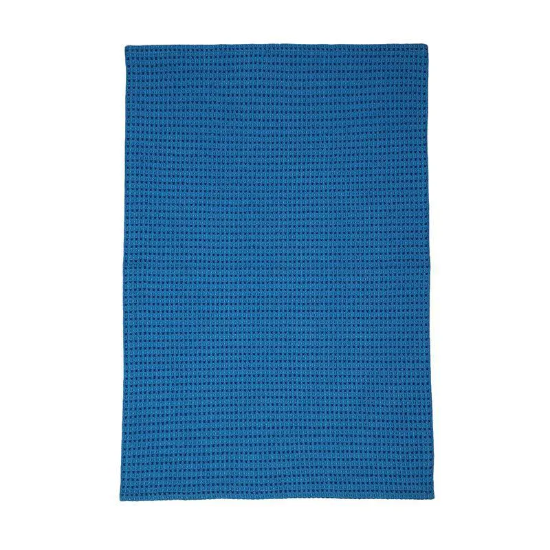 Sunbeam Cotton Kitchen Towel (Blue) - Set Of Two media 4