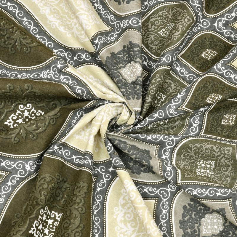 Navaj Mandala Cotton Bedsheet (Green) - 240 TC media 6