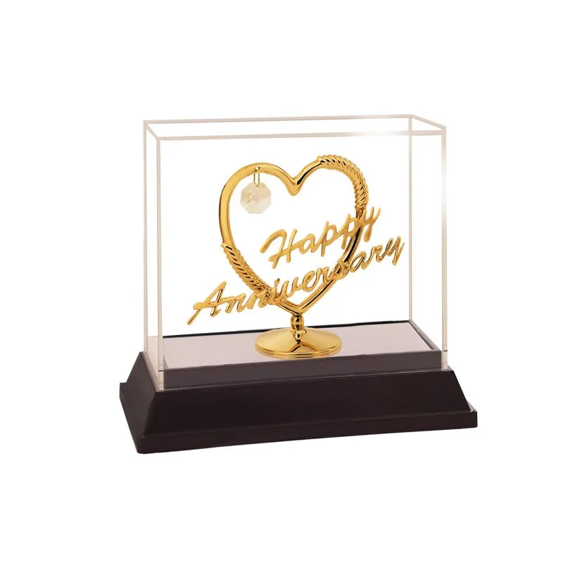 Anniversary Grace 24K Gold Plated Mild Steel Showpiece media 4