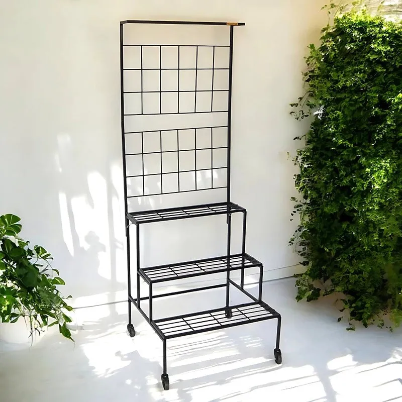Graziana Tiered Planter Stand - Black media 1
