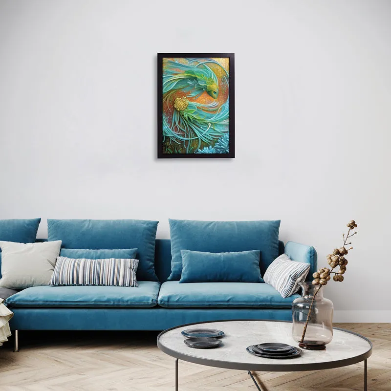 Turquoise Fins Wall Art media 4