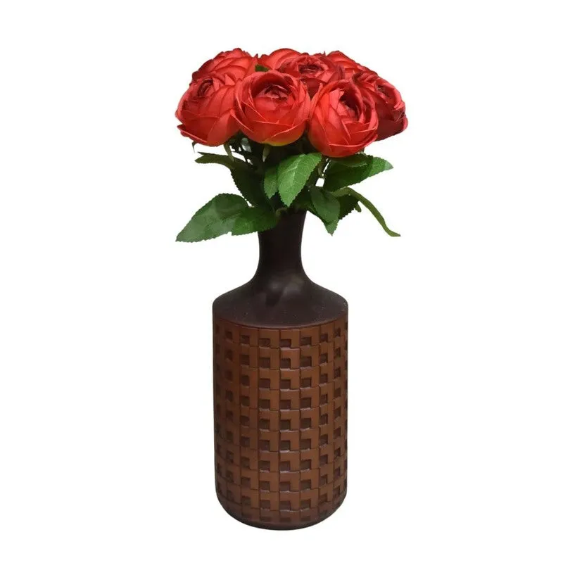 Eternal Roses Artificial Flower Bunch - Red media 9