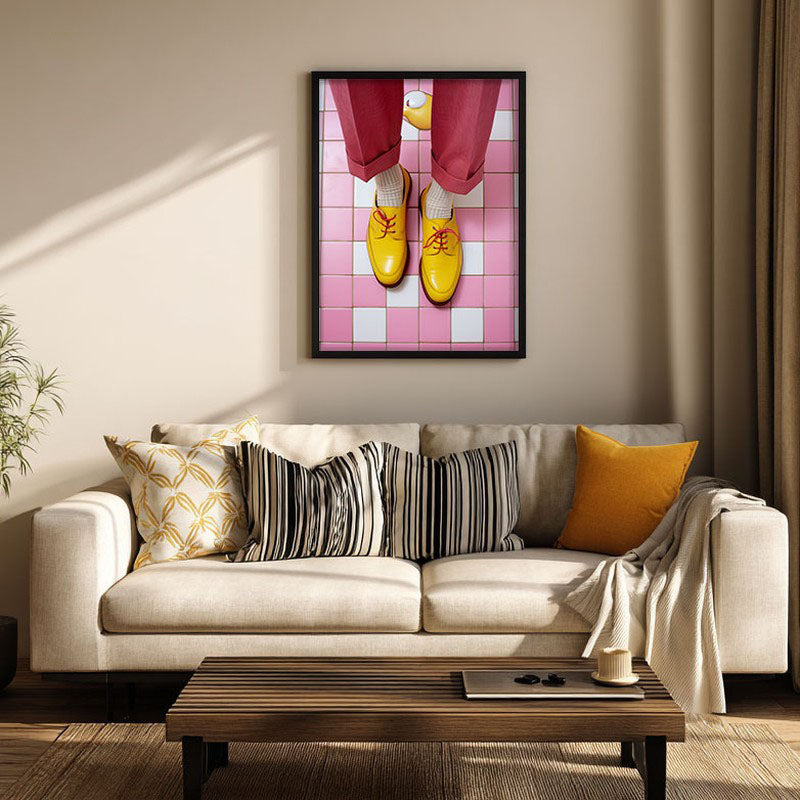 Candyland Canvas Archival Canvas Wall Art - Black Frame