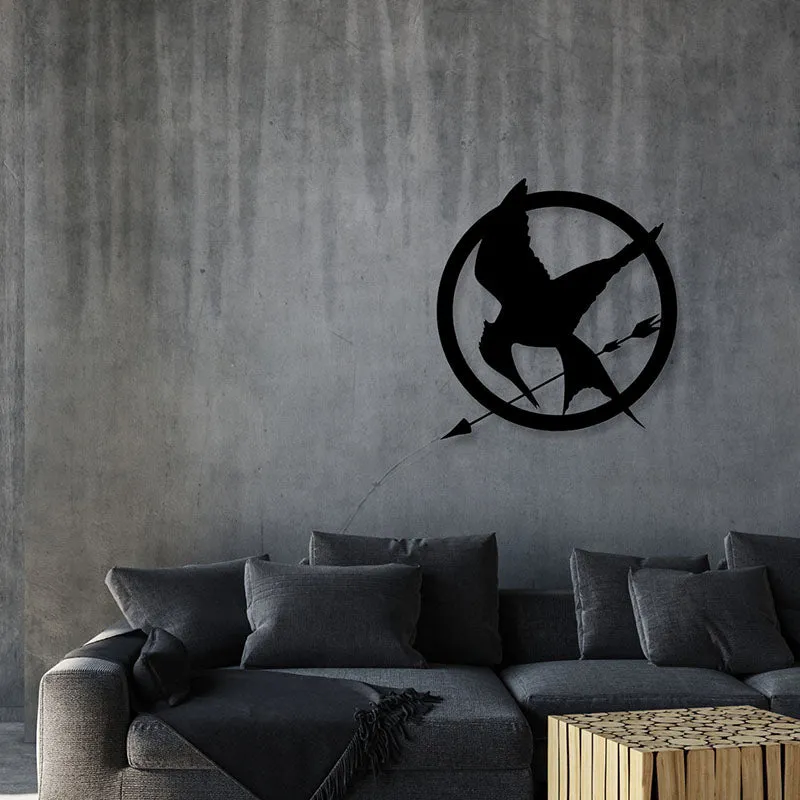 Hunger Games Movie Black Iron Wall Accent media 1