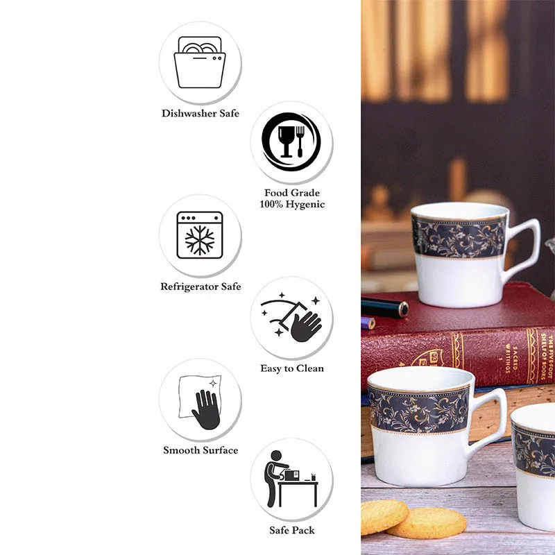 Sonaki Stelo Ethnic Bone China Tea Cup (120 mL Each) - Set Of Six media 4