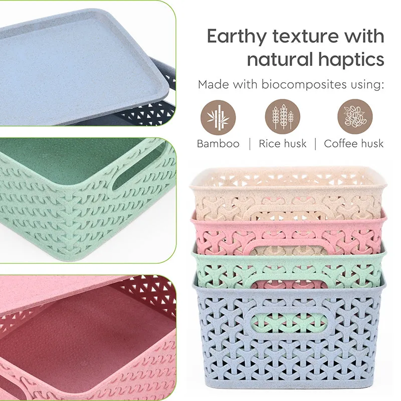 Earth Cache Storage Box With Lid - Set Of Four media 4