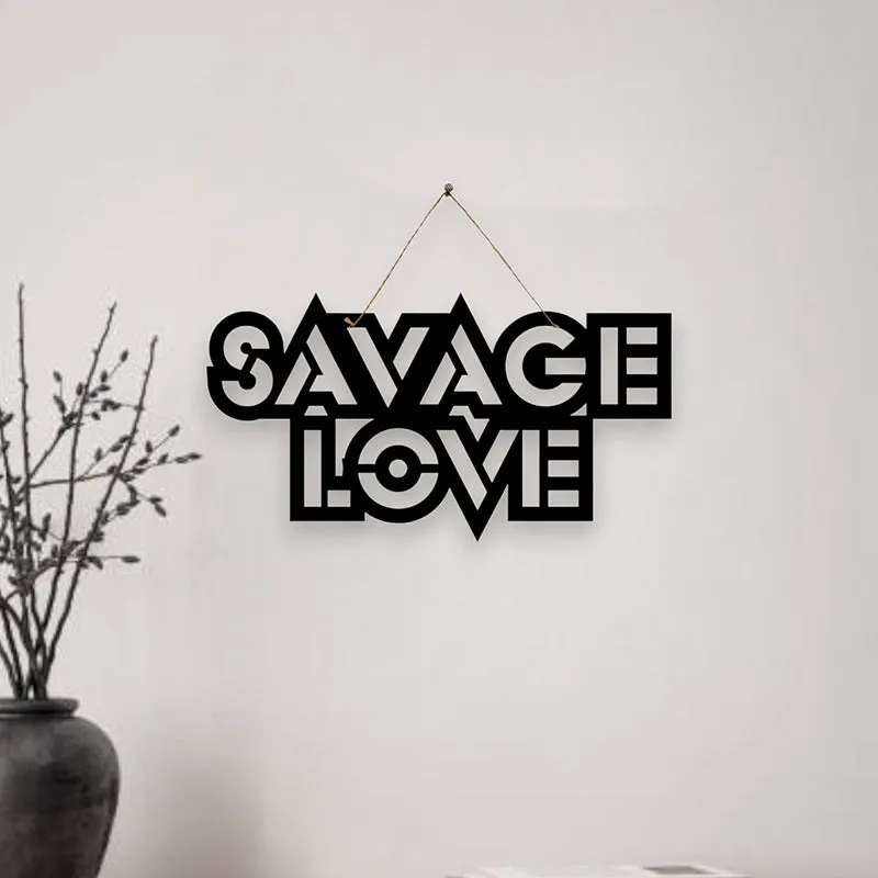 Savage Love Mild Steel Wall Accent media 1