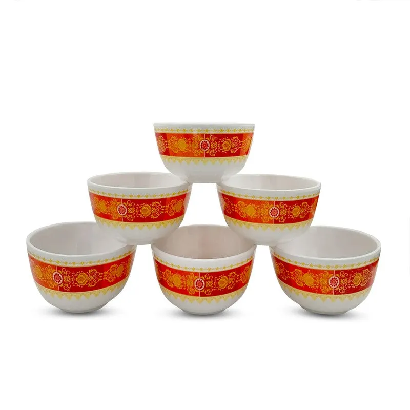 Goldhill Melamine Snack Bowls (200 mL Each) - Set of Six media 7