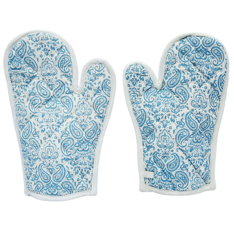 Swayam Tapsi Kitchen Gloves (Blue) - Set Of Two media 5